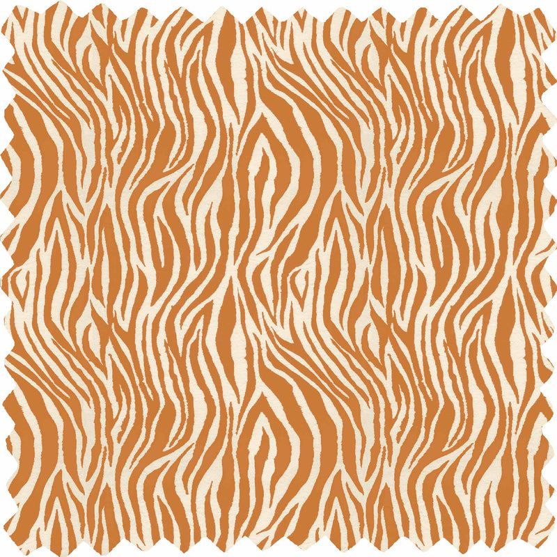 Zebbie Ginger Velvet Fabric