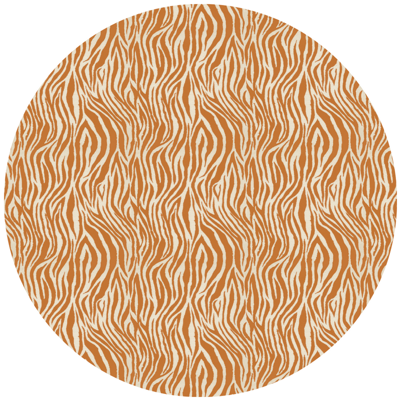 Zebbie Ginger Velvet Fabric