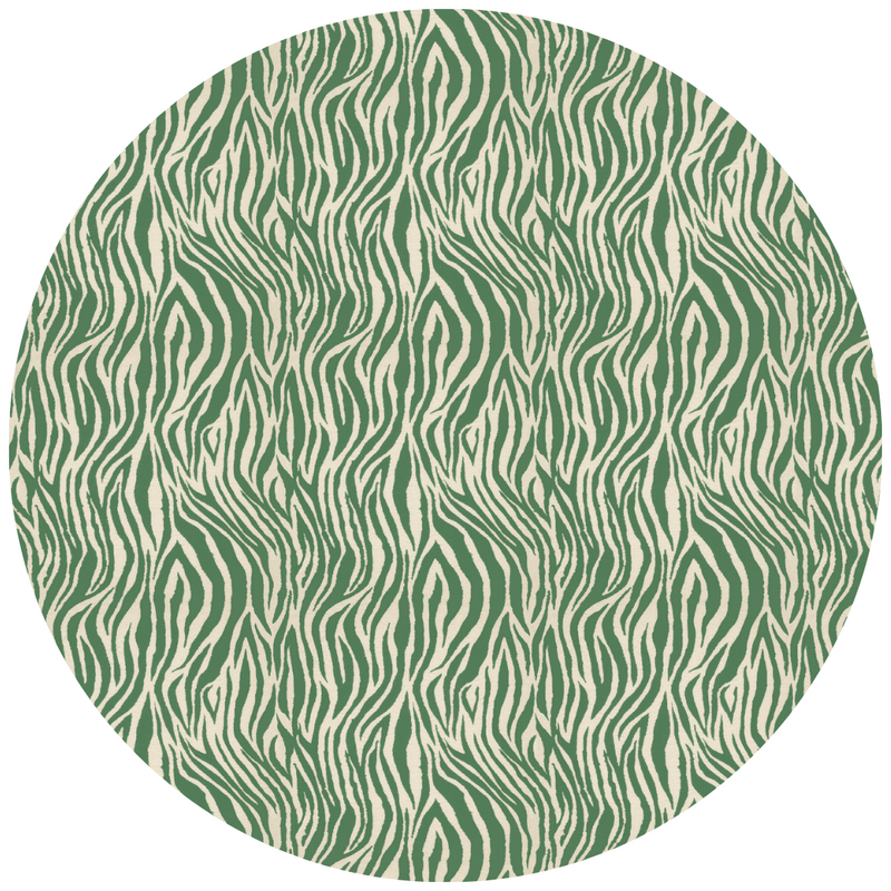 Zebbie Forest Linen Fabric