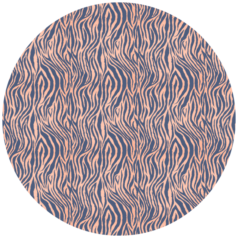 Zebbie Sea Coral Velvet Fabric