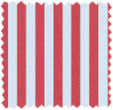 Jockey Stripe Helter Skelter Red Linen Fabric