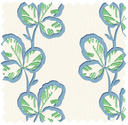 Paddy Denim Green Linen Fabric