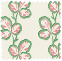 Paddy Moss Pink Linen Fabric