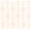 Bow Peep Pink Cloud Linen Fabric