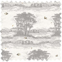 Zephyr Grey Linen Fabric