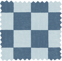 Battenberg Denim Blue Linen Fabric