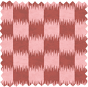 Checkmate Cherry Red Linen Fabric
