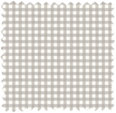 Vichy Check Latte Linen Fabric