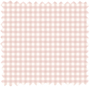 Vichy Check Blush Linen Fabric