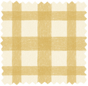 Buffalo Plaid Amber Linen Fabric