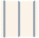 Ziggy Stripe Harbour Blue Linen Fabric
