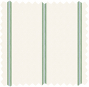Ziggy Stripe Verdigris Linen Fabric