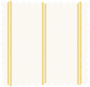 Ziggy Stripe Sunshine Yellow Linen Fabric