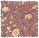 Peonia Ruby Linen Fabric