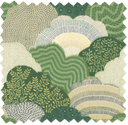 Fernshaw Evergreen Velvet Fabric