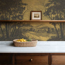 Zephyr - Just Trees English Mustard Mural