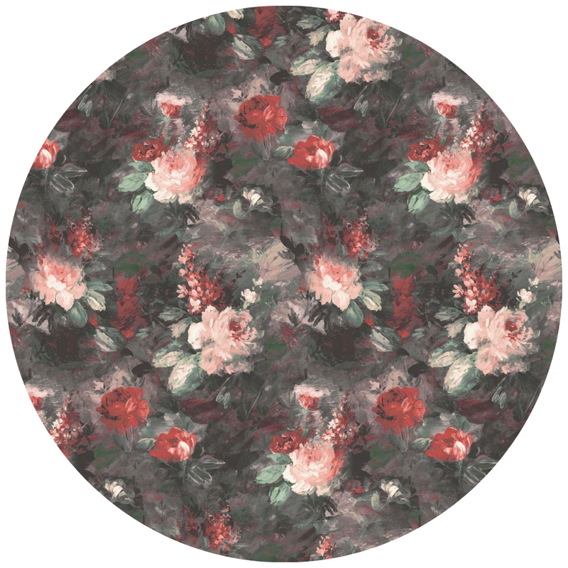 Ditsy Ava Marika Blush/Rouge Velvet Fabric
