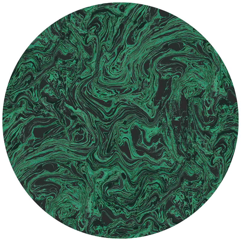 Flow Malachite Velvet Fabric