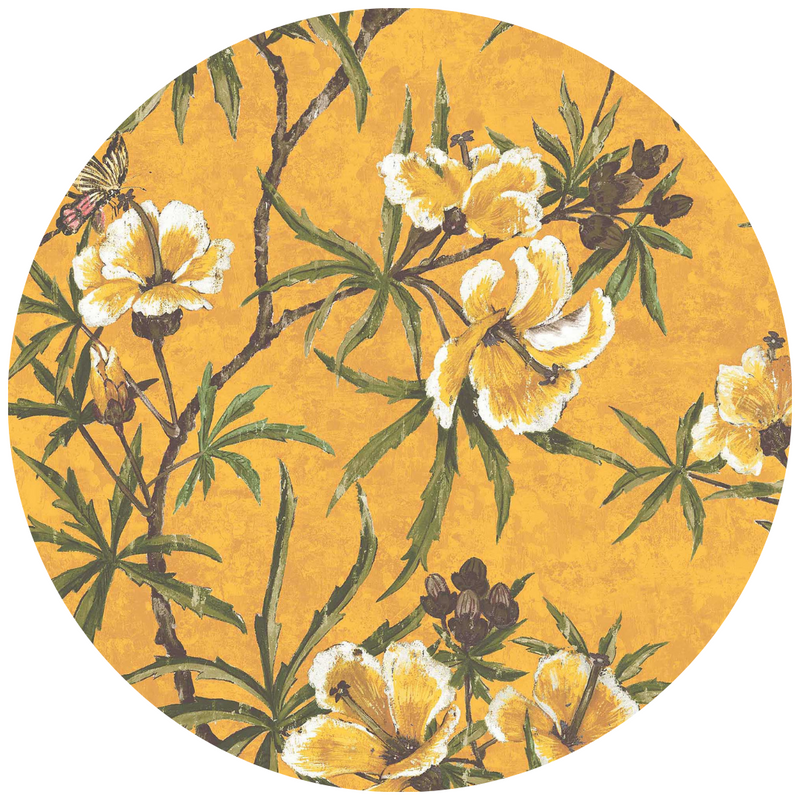 Zen Imperial Yellow Velvet Fabric