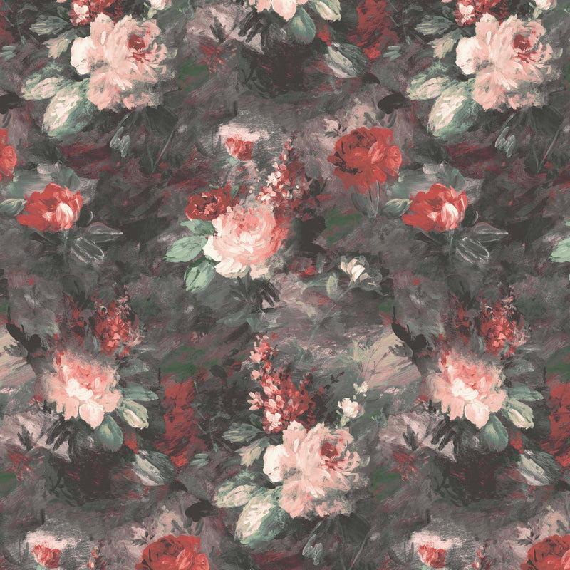 Ditsy Ava Marika Blush/Rouge Wallpaper