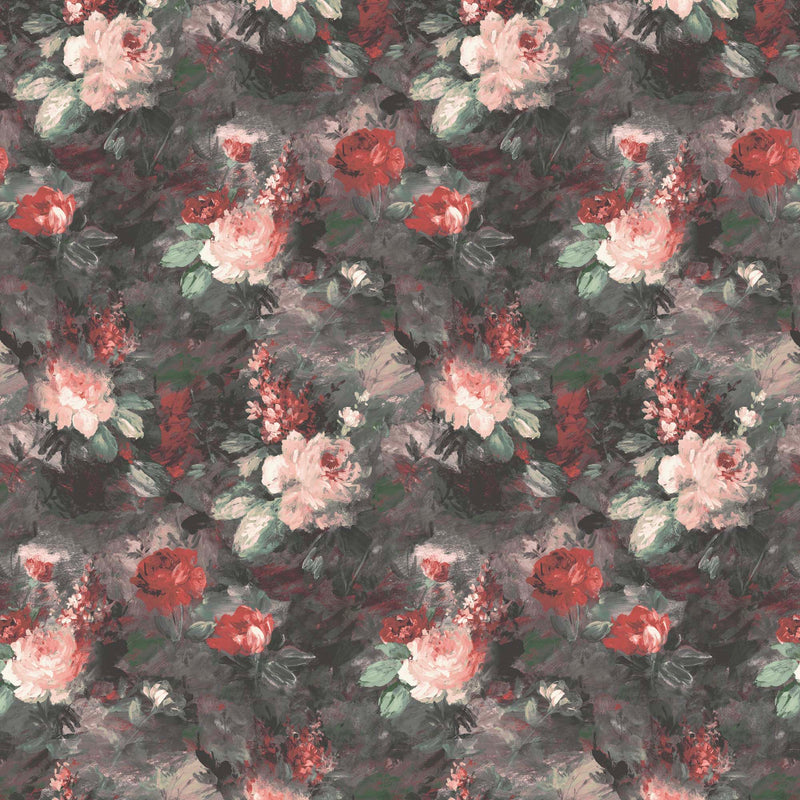 Ditsy Ava Marika Blush/Rouge Wallpaper