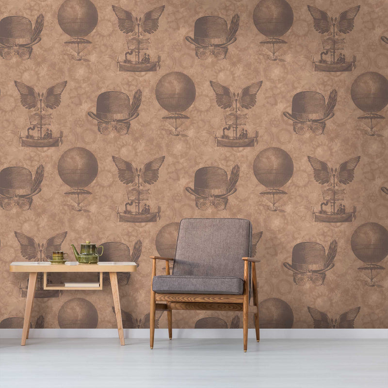 Flying Machines in Tan by Woodchip & Magnolia