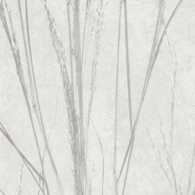 MAIDEN GRASSES Botanical Silhouette Natural Designer Wallpaper by Woodchip & Magnolia