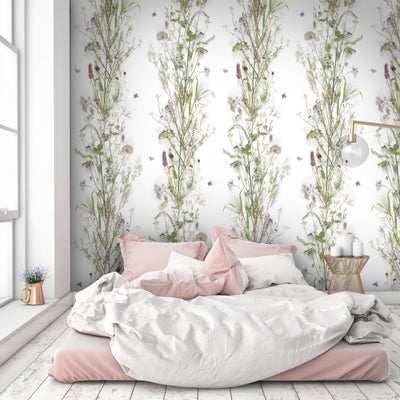 'Nostalgia' Botanical Floral Wallpaper by Woodchip & Magnolia