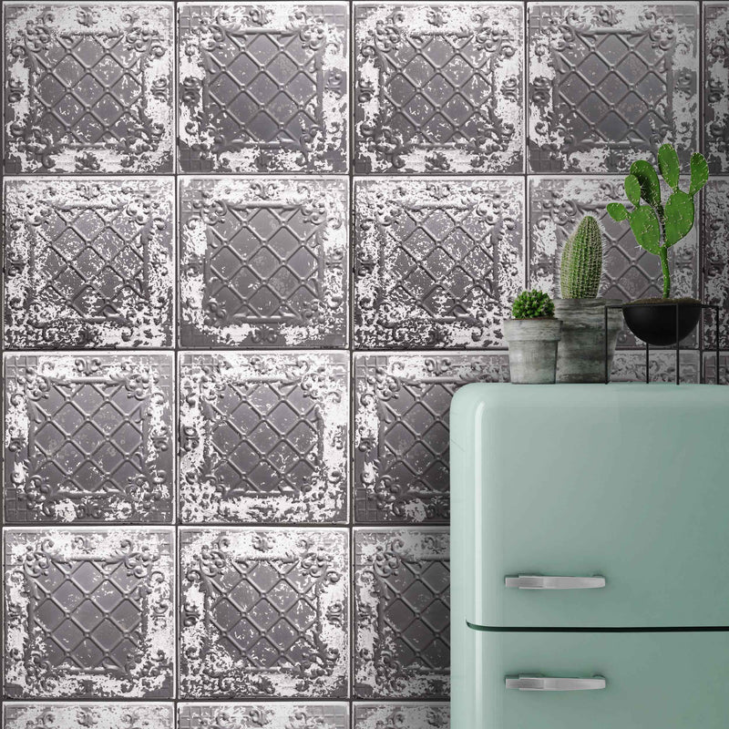 Tin Tile Charcoal By Woodchip & Magnolia