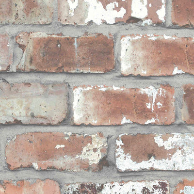 Real Red Brick Wallpaper By Woodchip & Magnolia