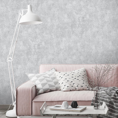 Concrete Texture Effect Wallpaper By Woodchip & Magnolia