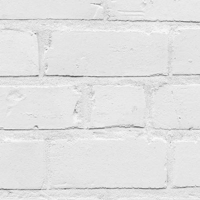 Painted White Brick Wallpaper by Woodchip & Magnolia 