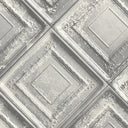 Gramercy Tin Tiles Wallpaper In Grey By Woodchip & Magnolia