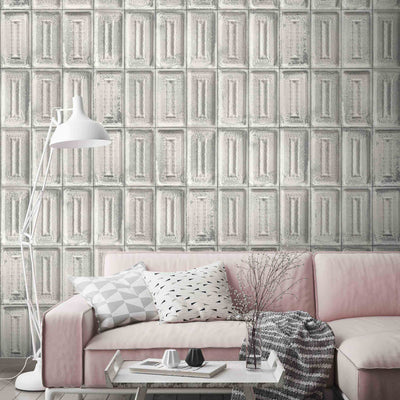 LEX Tin Tiles in Grey By Woodchip & Magnolia 