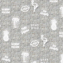 'Stay Wild' white neon effect wallpaper