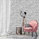 Grey Brick Effect Wallpaper by Woodchip & Magnolia