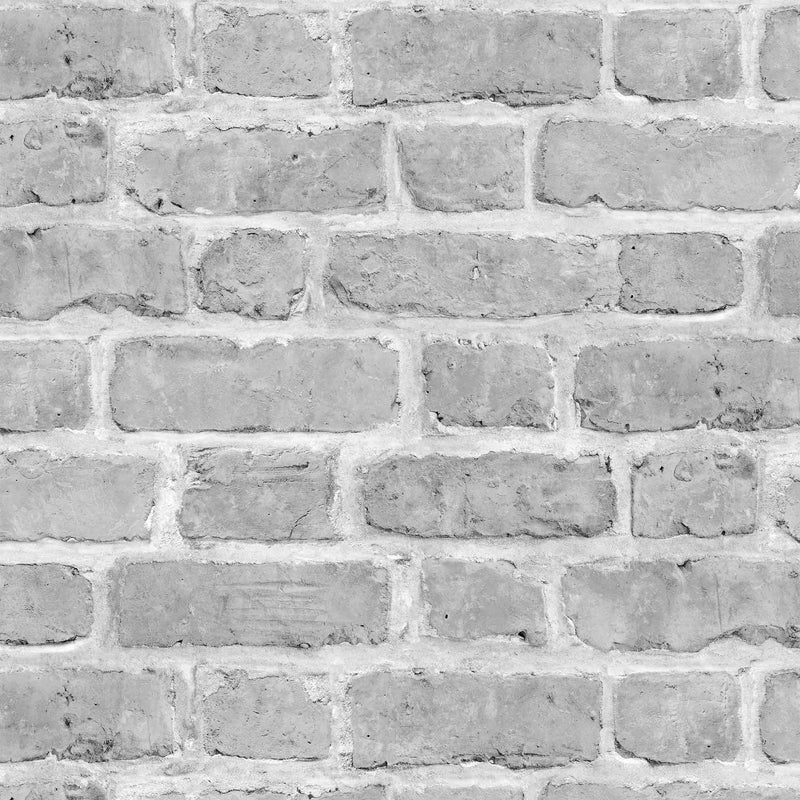 Grey Brick Effect Wallpaper by Woodchip & Magnolia