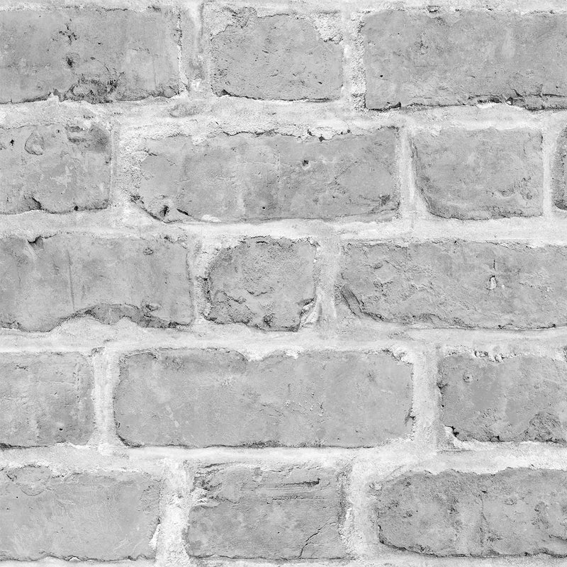 Grey Brick Effect Wallpaper by Woodchip & Magnolia