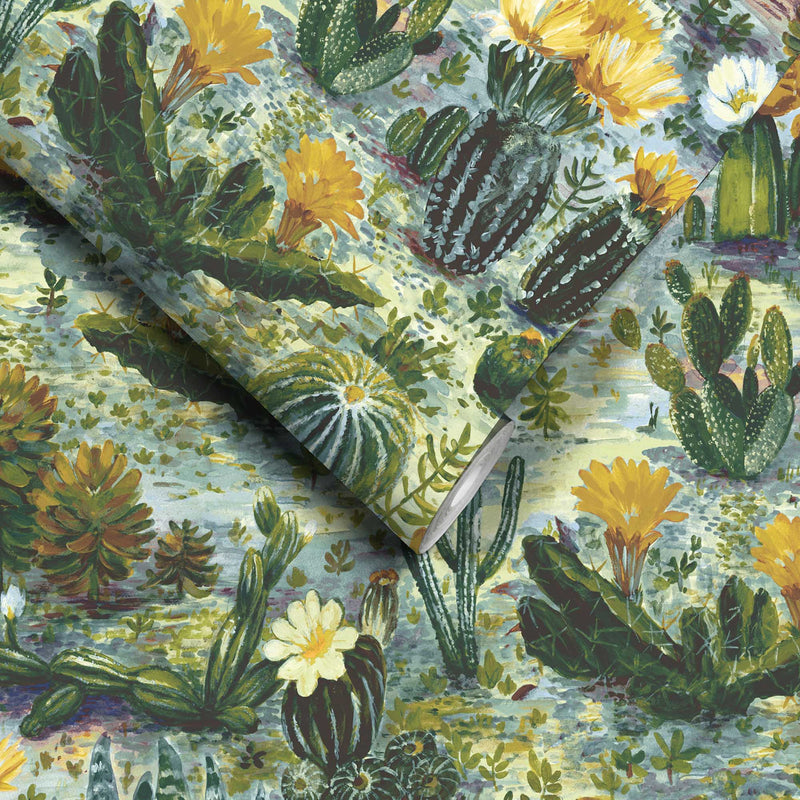 Cacti Dandelion Wallpaper