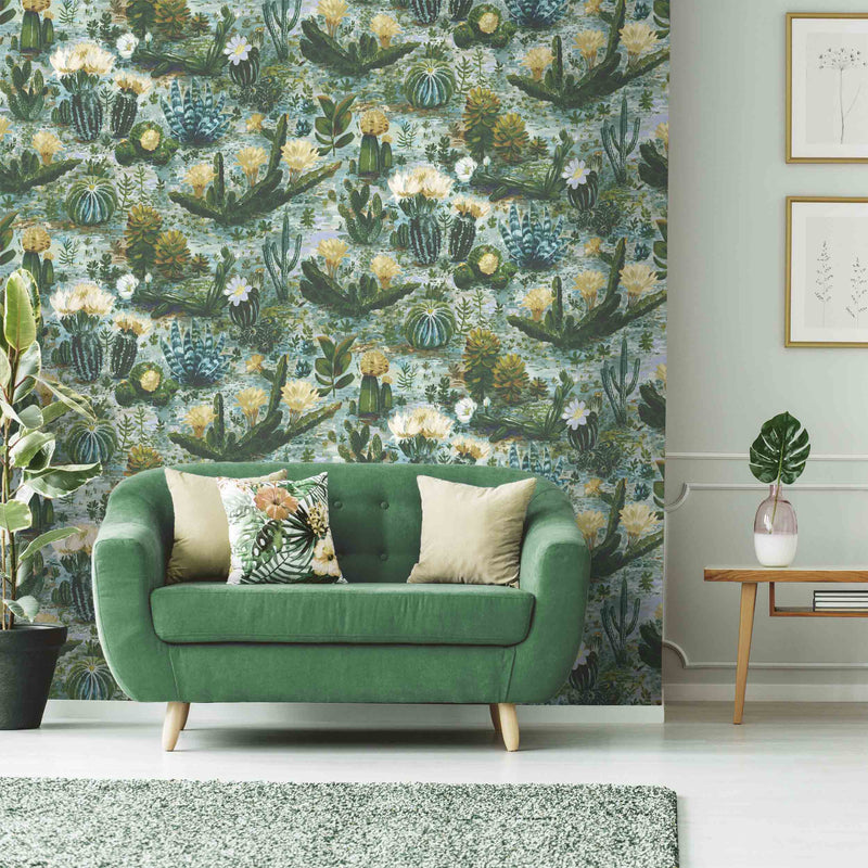 Cacti in Pickle Green by Woodchip & Magnolia