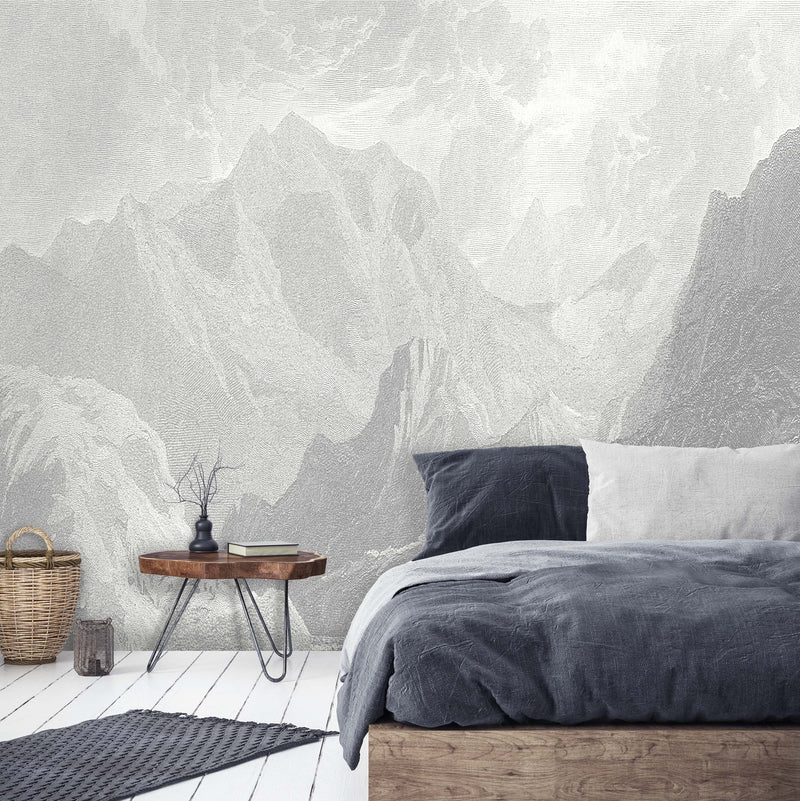 High Peak Grey Mural