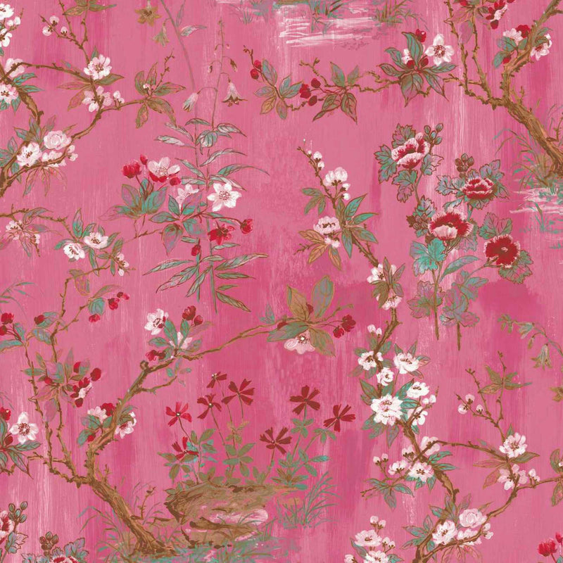 Rivington Pink Wallpaper