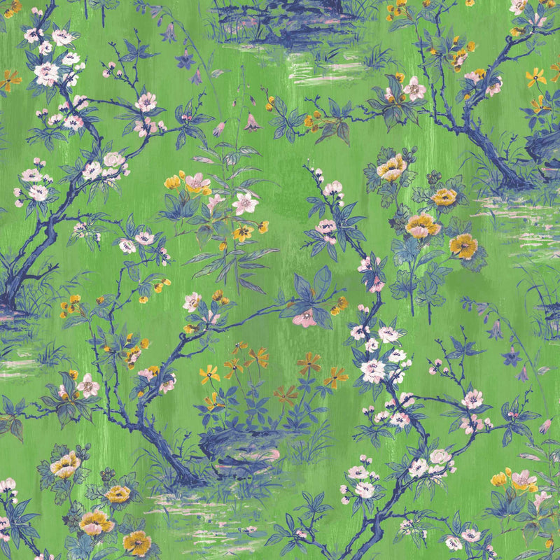 Rivington Lush Green Wallpaper