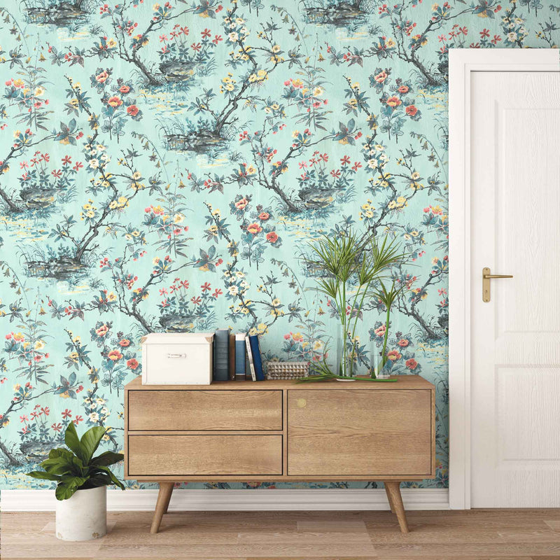 Rivington Neo Mint Wallpaper