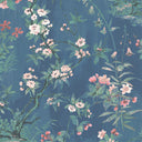 Rivington Marine Blue/Blush Wallpaper