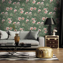 Zen Botanical Green Wallpaper