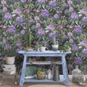 Rhododendron Purple & Black Wallpaper
