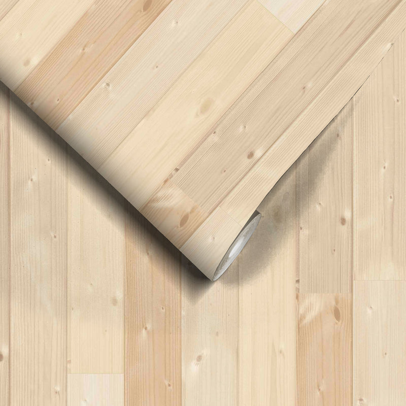 Swedish Sauna Wood Plank Wallpaper