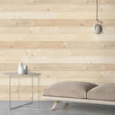 Swedish sauna wood plank wallpaper by Woodchip & Magnolia 