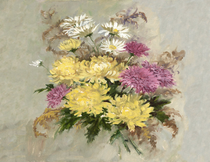 September Chrysanthemum Mural